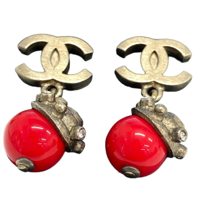 楽天市場】[USED/中古]CHANEL シャネル ピアス ココマーク 貝 ゴールド 