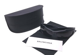 BALENCIAGA バレンシアガ サングラス サイズ80◻︎14-115 アセテート プラスチック ブラック BB0253S 美品 中古 61607