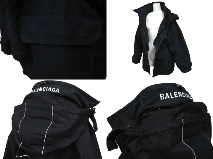 楽天市場】極美品 BALENCIAGA バレンシアガ 16FW スウィング パーカー 