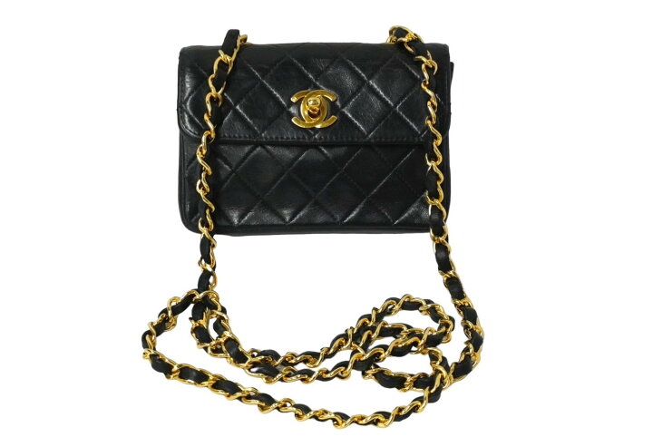 楽天市場】CHANEL シャネル ミニマトラッセ14 ハーフフラップ チェーン 