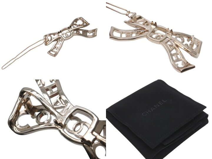 楽天市場】極美品 CHANEL シャネル ココマーク バレッタ ヘアバレッタ  