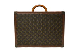 LOUIS VUITTON ルイヴィトン コトヴィル50 トランク 廃番 モノグラム ブラウン PVC レザー M21442 ゴールド金具 良品 中古 61843