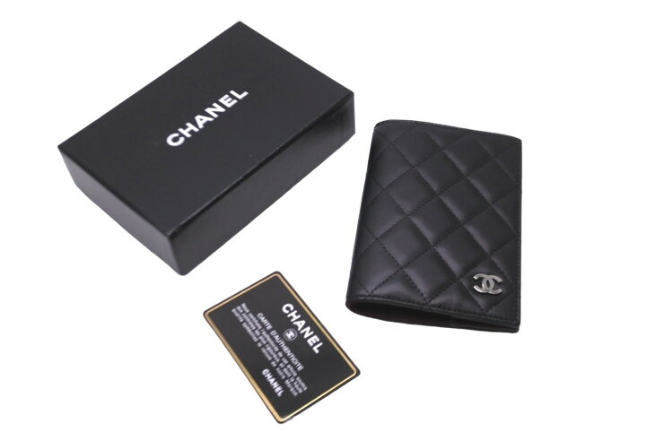 楽天市場】極美品 CHANEL シャネル パスポートケース マトラッセ ココ 