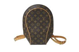 極美品 LOUIS VUITTON ルイヴィトンリプスサックアド モノグラム リュック M51125 PVC ブラウン ゴールド金具 中古 62263