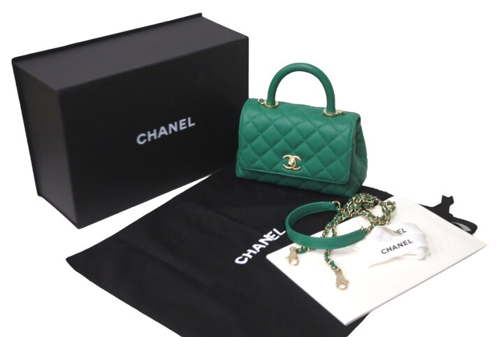 楽天市場】【新品未使用】CHANEL シャネル ハンドバッグ チェーン 