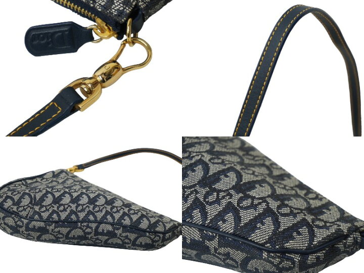 楽天市場】極美品 ChristianDior クリスチャンディオール サドルポーチ 