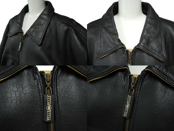 楽天市場】pellepelle ペレペレ レザージャケット ビックシルエット 