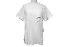 CHROME HEARTS クロムハーツ マリブ限定 CHクロス ホースシュープリント 半袖Tシャツ カットソー ホワイト 美品 中古 62658