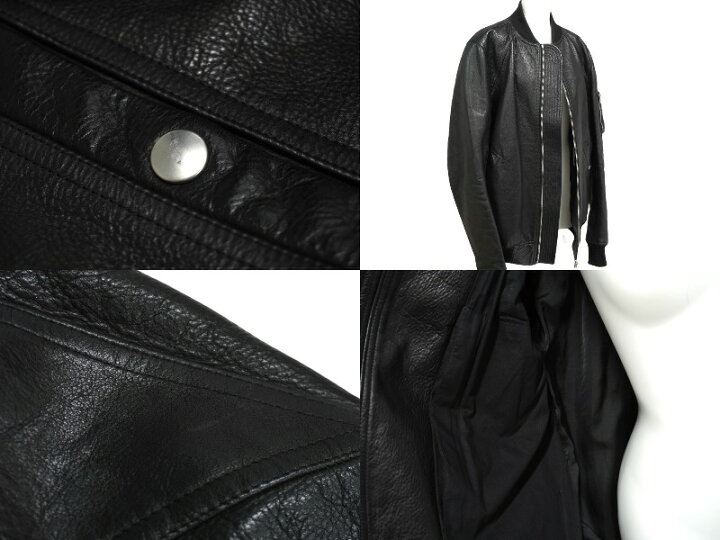 楽天市場】Rick Owens リックオウエンス 16SS レザーボンバー 