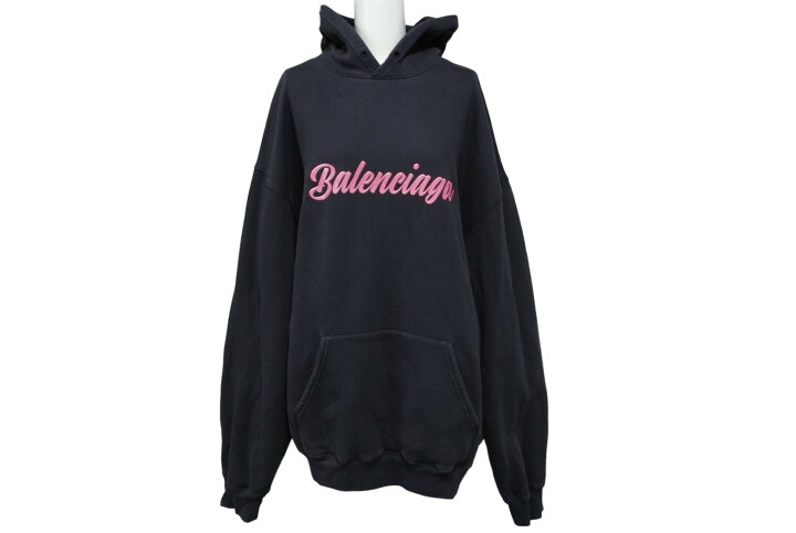 楽天市場】BALENCIAGA バレンシアガ バービーロゴプリントプルオーバー 