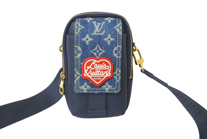 楽天市場】LOUIS VUITTON ルイ ヴィトン ダブルフォンポーチ NIGO  