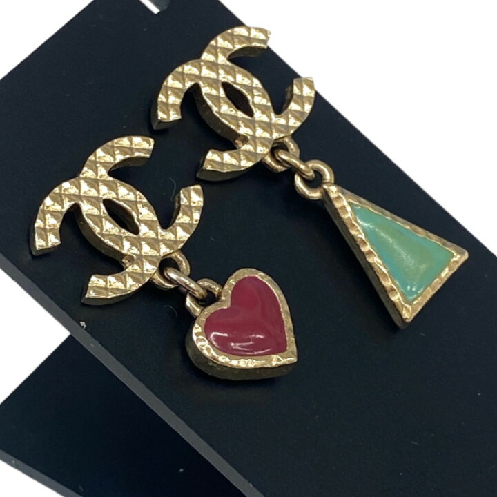 楽天市場】[USED/中古]CHANEL シャネル ピアス ココマーク ハート  