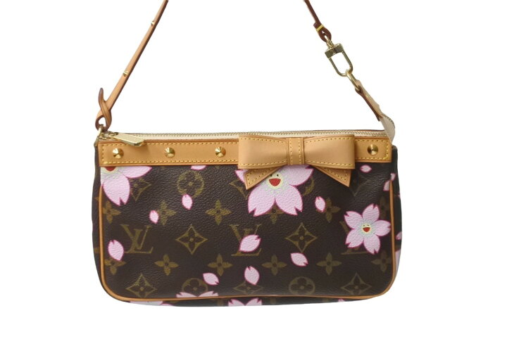 楽天市場】極美品 LOUIS VUITTON ルイ ヴィトン 村上隆 ポシェット 