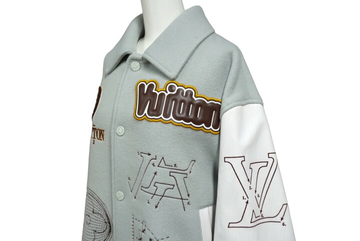 楽天市場】極美品 LOUIS VUITTON ルイヴィトン 23AW バーシティレザー 