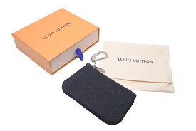 LOUIS VUITTON ルイヴィトン ポシェット クレ コインケース M93549 ダミエ ジェアン ブラック シルバー金具 美品 中古 63800