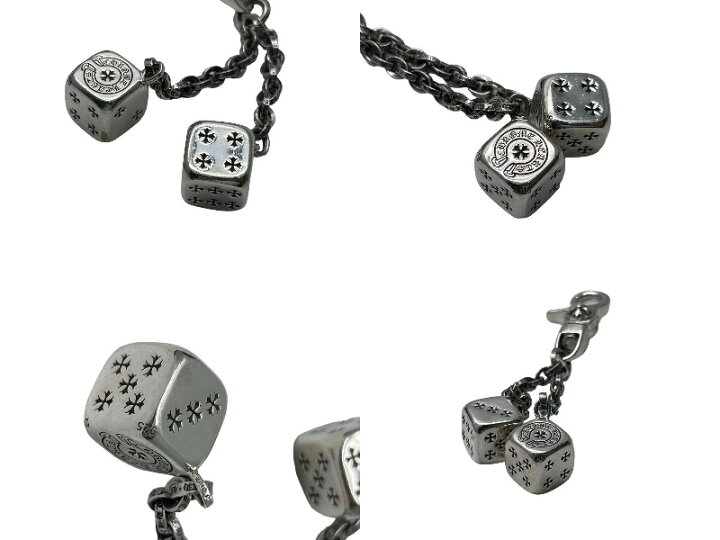 楽天市場】CHROME HEARTS クロムハーツ DICE DBL ダブルダイスシルバー  