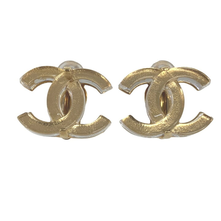 楽天市場】[USED/中古]CHANEL シャネル イヤリング ココマーク クリア  
