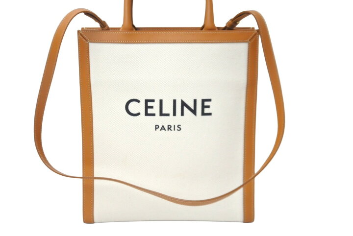 楽天市場】極美品 CELINE セリーヌ スモール バーティカル カバ 2WAY 