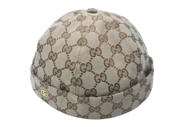 楽天市場】極美品 GUCCI グッチ GG ジャガード ロール キャップ 726745 