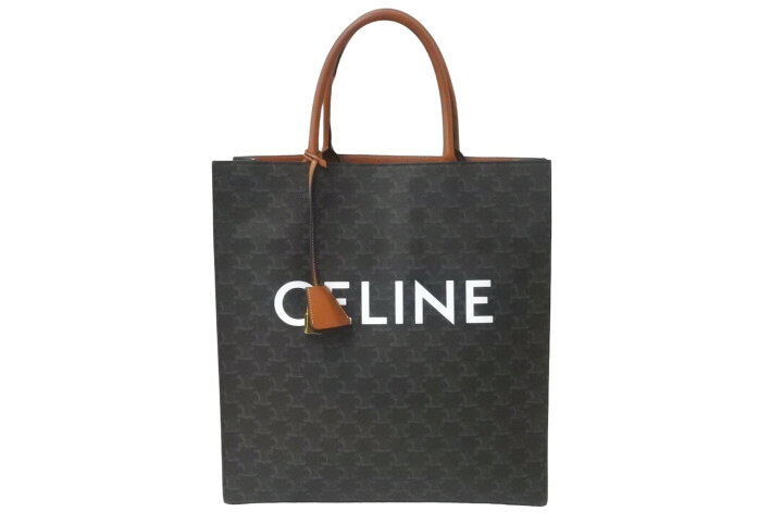 楽天市場】新品同様 CELINE セリーヌ バーティカルカバ トートバッグ 
