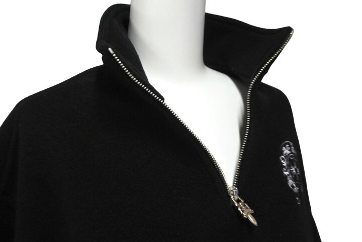 楽天市場】CHROME HEARTS クロムハーツ ダガーハーフジップ フリース 