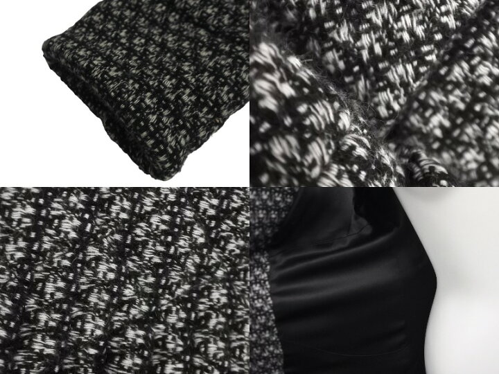 楽天市場】CHANEL シャネル ツイードコート P38997V28200 ブラック  