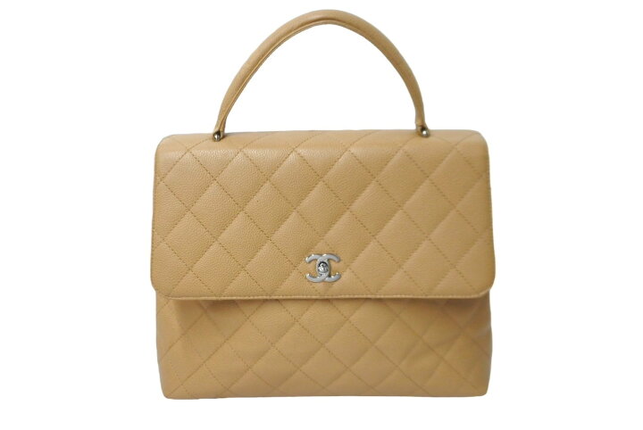 楽天市場】CHANEL シャネル マトラッセ ケリー型 トップハンドルバッグ 
