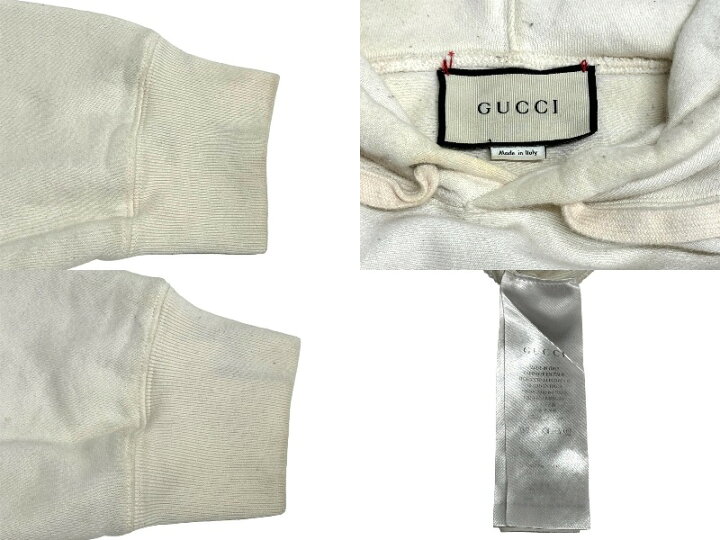 楽天市場】GUCCI グッチ 20SS テニス ラケット パーカー アイボリー 
