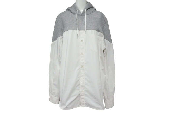 楽天市場】sacai サカイ パーカー 20SS サイズ3 ドッキング シャツ  