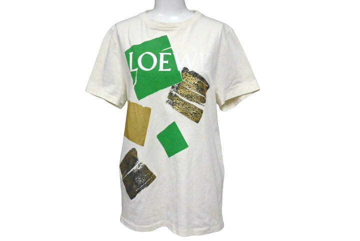 楽天市場】LOEWE ロエベ 半袖Tシャツ トップス クールネック ロゴ 