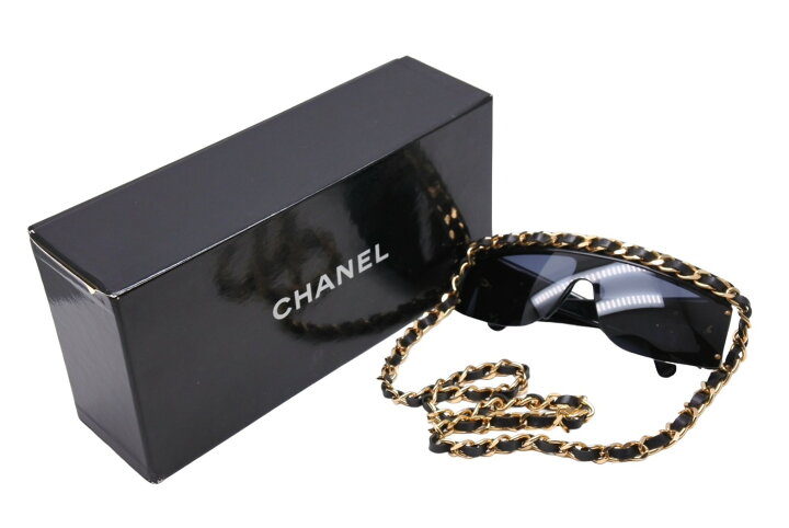 楽天市場】【セール】CHANEL シャネル チェーン サングラス ココマーク 