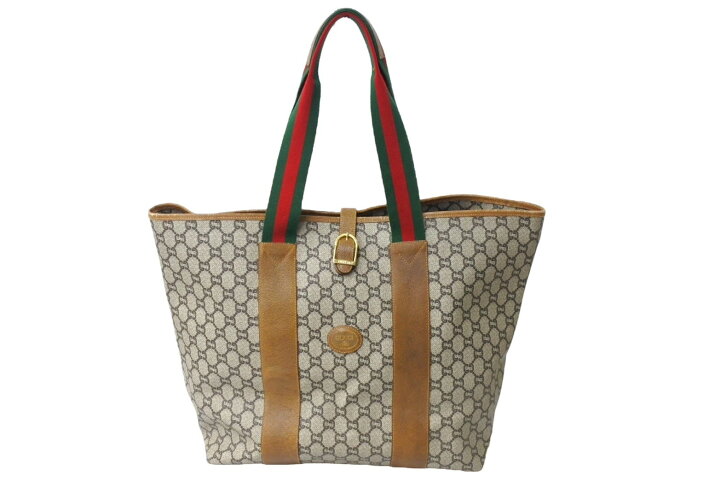 楽天市場】GUCCI グッチ トートバッグ オールドグッチ シェリーライン 