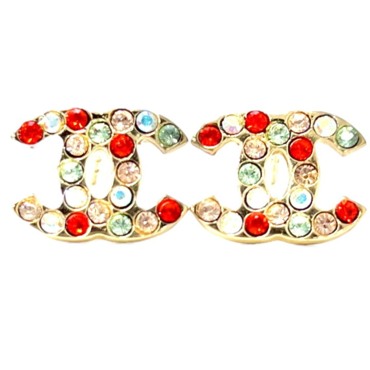 楽天市場】[USED/中古]CHANEL シャネル ピアス ココマーク レッド  