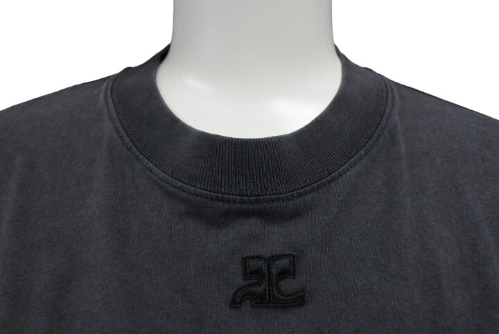 楽天市場】courreges クレージュ 半袖Tシャツ クロップド ショート丈 
