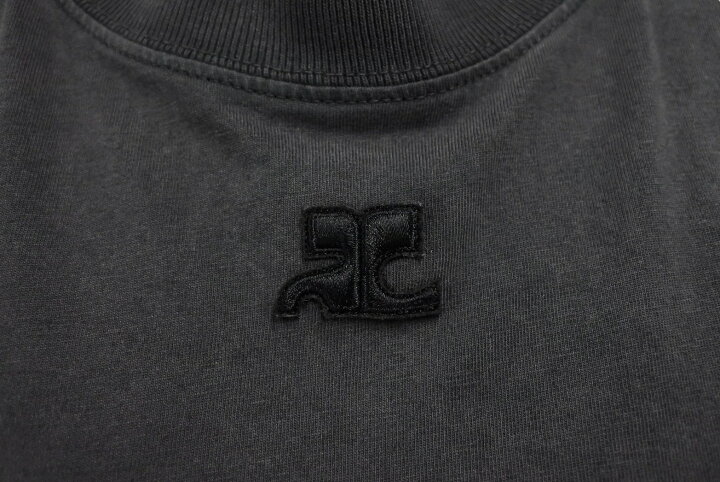 楽天市場】courreges クレージュ 半袖Tシャツ クロップド ショート丈 