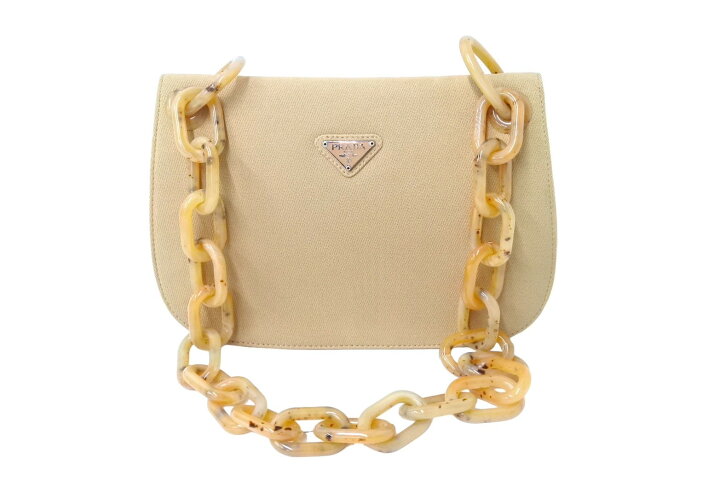 楽天市場】PRADA プラダ プラチェーン ショルダーバッグ B6436 べっ甲 