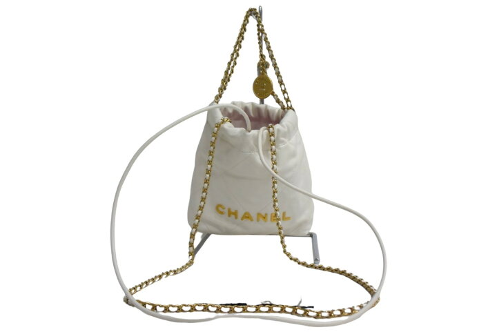 楽天市場】【極美品】CHANEL シャネル マトラッセ シャネル22 チェーン 