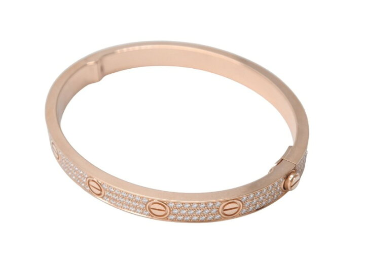 楽天市場】Cartier カルティエ 新型 18号 ラブブレス K18PG 定価699万  