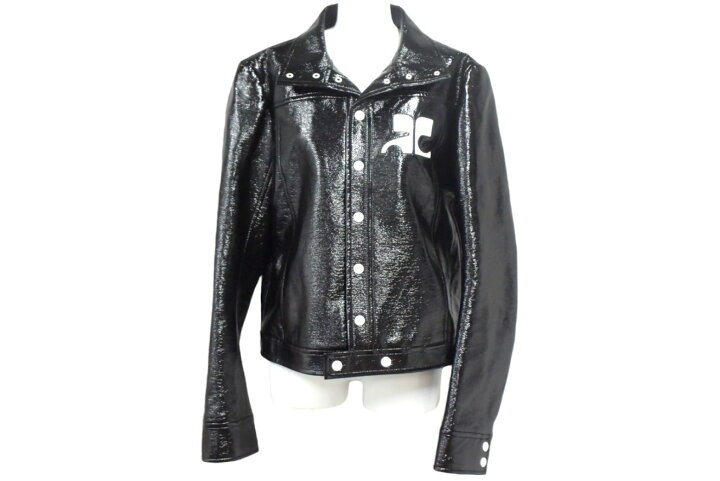 楽天市場】Courreges クレージュ シャイニービニール ジャケット  