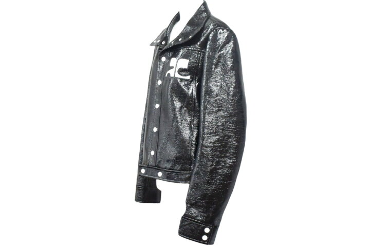 楽天市場】Courreges クレージュ シャイニービニール ジャケット  