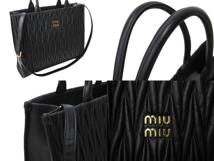 楽天市場】極美品 MIUMIU ミュウミュウ マテラッセ トートバッグ  