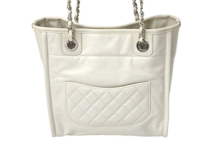 楽天市場】極美品 CHANEL シャネル ドーヴィルPM トートバッグ A93256  