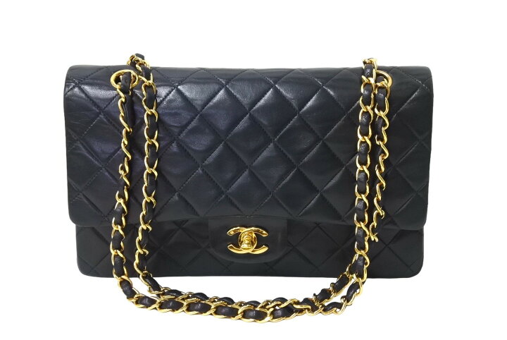 楽天市場】極美品 CHANEL シャネル Wフラップ マトラッセ25 チェーン  
