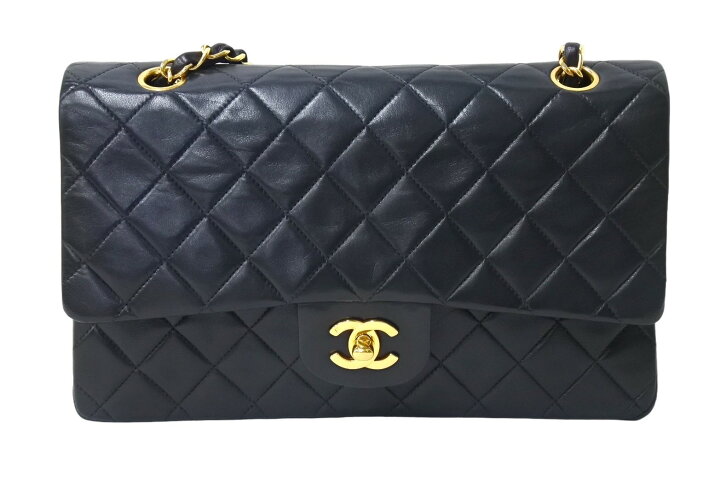 楽天市場】極美品 CHANEL シャネル Wフラップ マトラッセ25 チェーン 