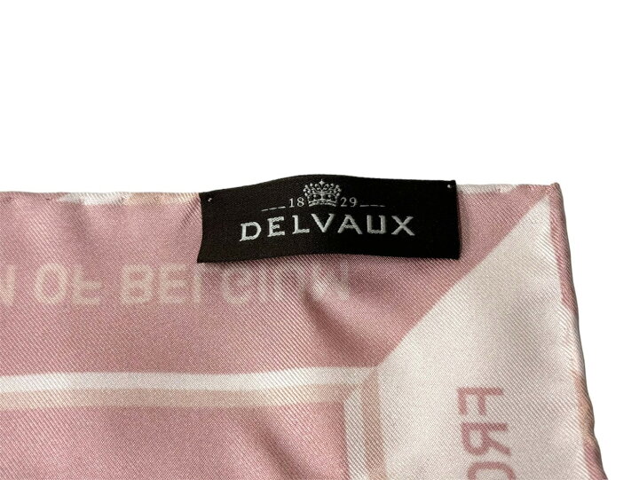 楽天市場】新品未使用 DELVAUX デルボー スカーフ ロイヤル ロゴ 