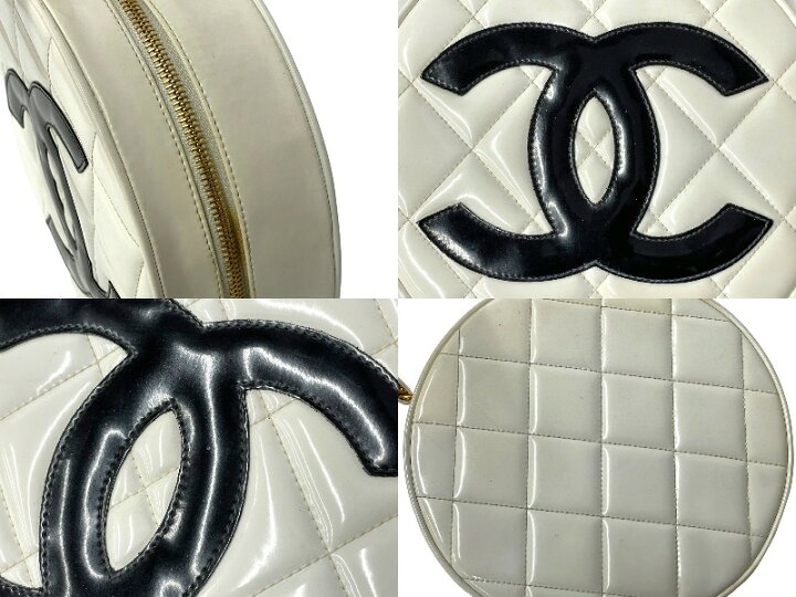 楽天市場】CHANEL シャネル ヴィンテージ ラウンド バニティバッグ  