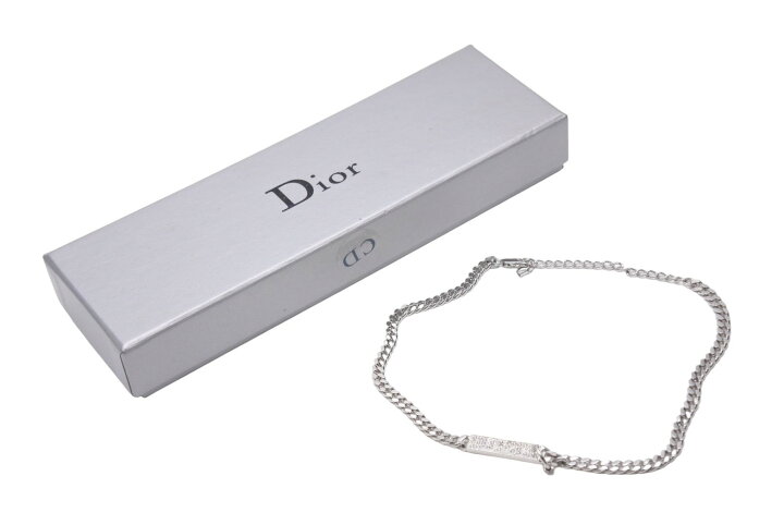 楽天市場】極美品 Dior ディオール ネックレス チョーカー 重量17.3g 