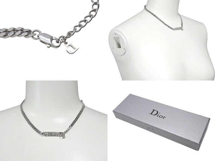 楽天市場】極美品 Dior ディオール ネックレス チョーカー 重量17.3g 