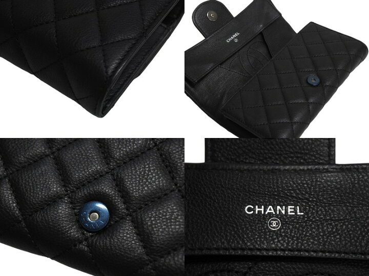 楽天市場】極美品 CHANEL シャネル マトラッセ チェーンウォレット 長  