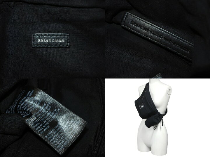 楽天市場】極美品 BALENCIAGA バレンシアガ WEEKEND ウエストバッグ 